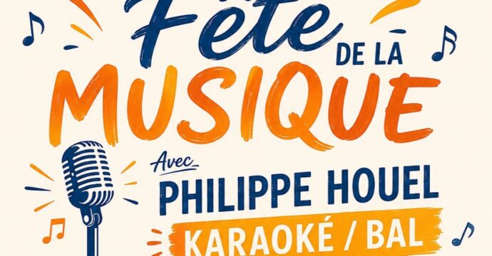 Fête de la musique à Fontcouverte avec Philippe Houel Karaoké et bal
